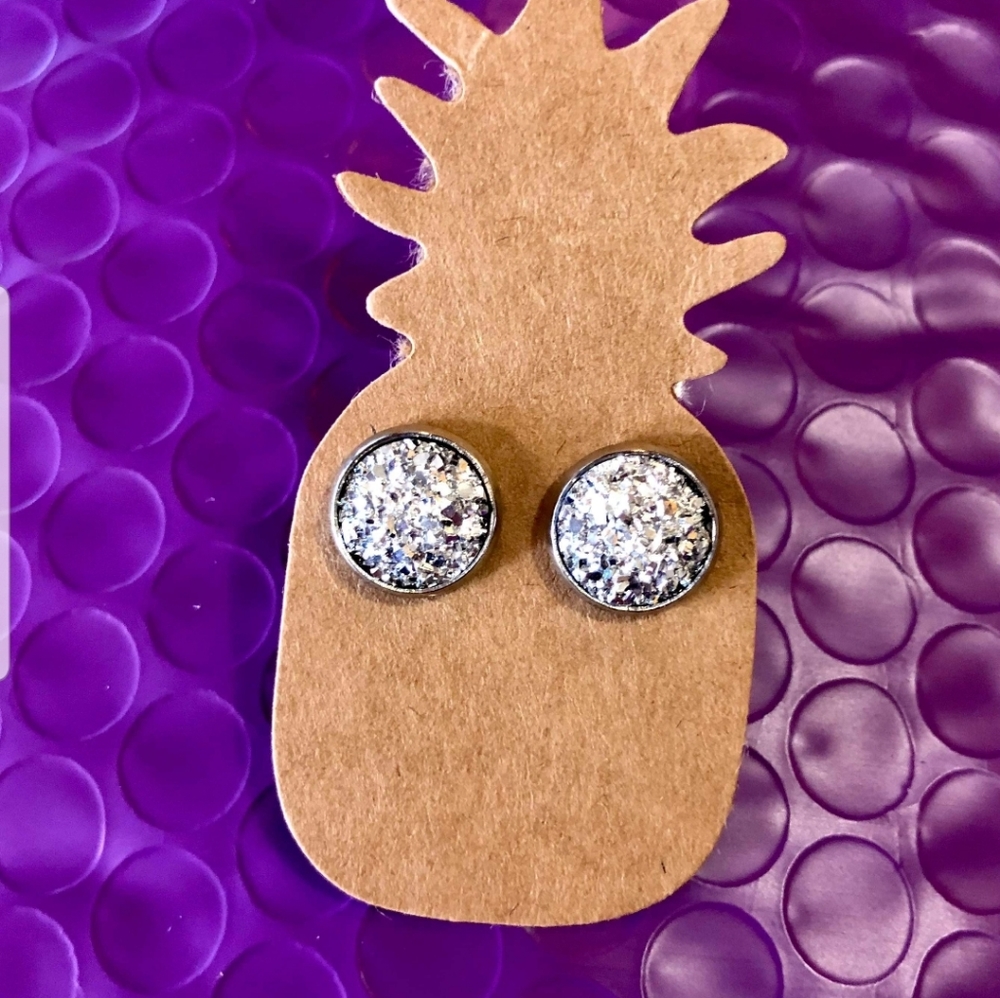 Druzzy Earrings by Chrystal's Candy